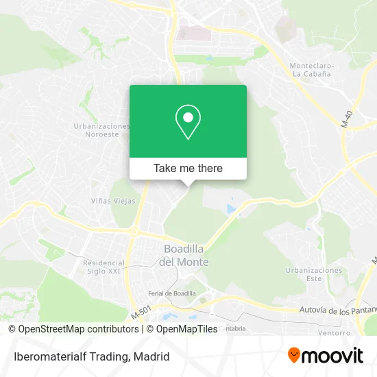 Iberomaterialf Trading map