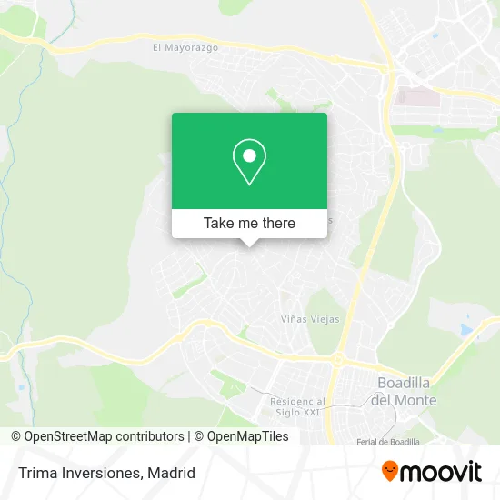 Trima Inversiones map