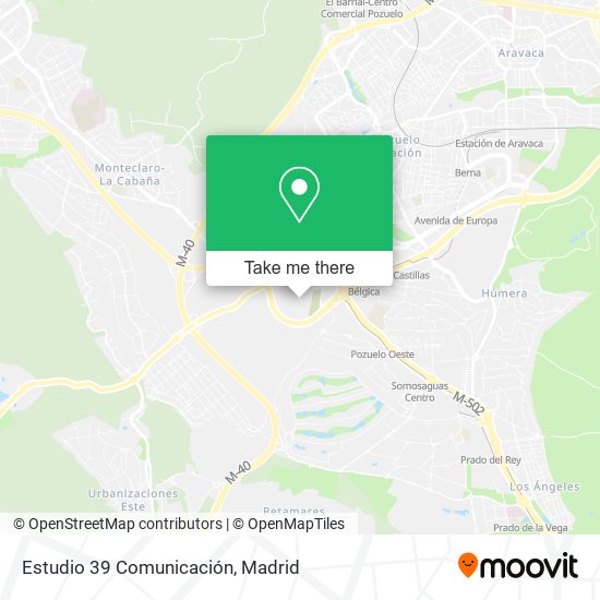 Estudio 39 Comunicación map