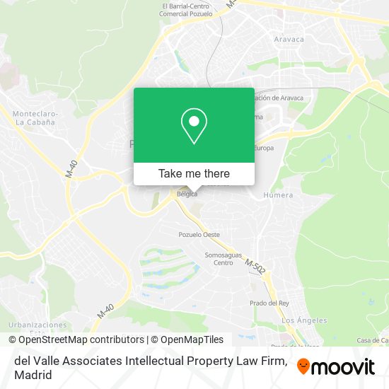 del Valle Associates Intellectual Property Law Firm map