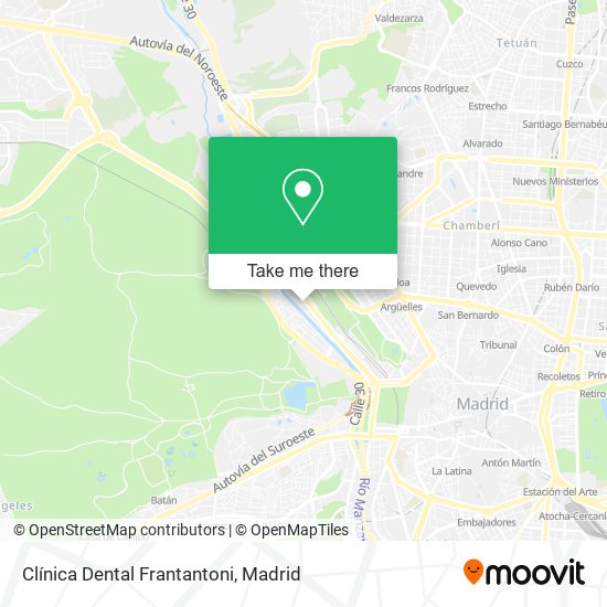 Clínica Dental Frantantoni map