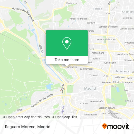 Reguero Moreno map