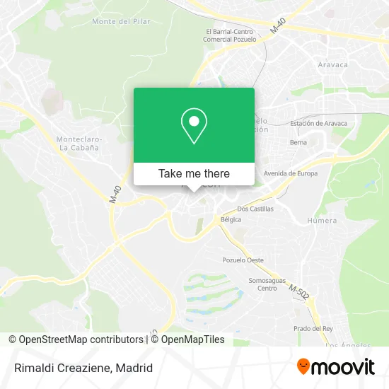 Rimaldi Creaziene map