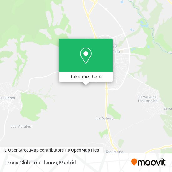 Pony Club Los Llanos map