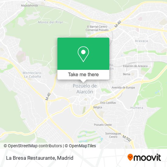 La Bresa Restaurante map