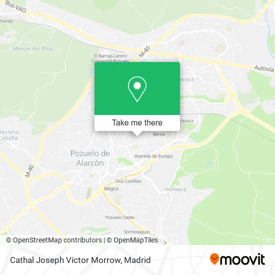 Cathal Joseph Víctor Morrow map