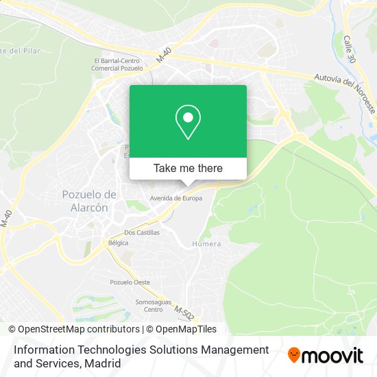 Information Technologies Solutions Management and Services map