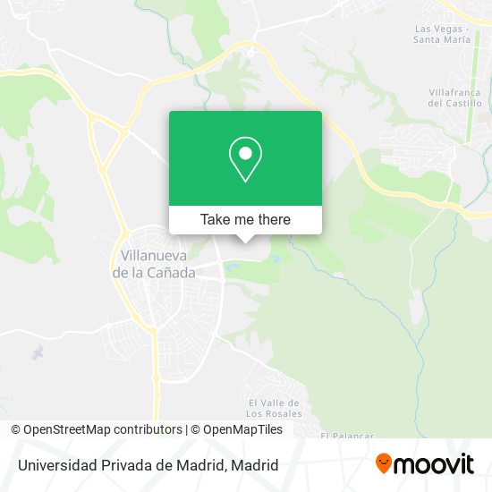 Universidad Privada de Madrid map