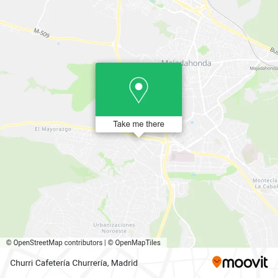 Churri Cafetería Churrería map