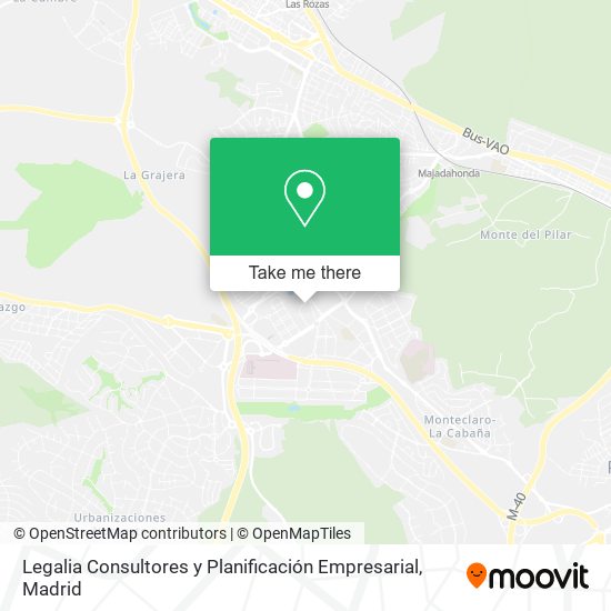 Legalia Consultores y Planificación Empresarial map