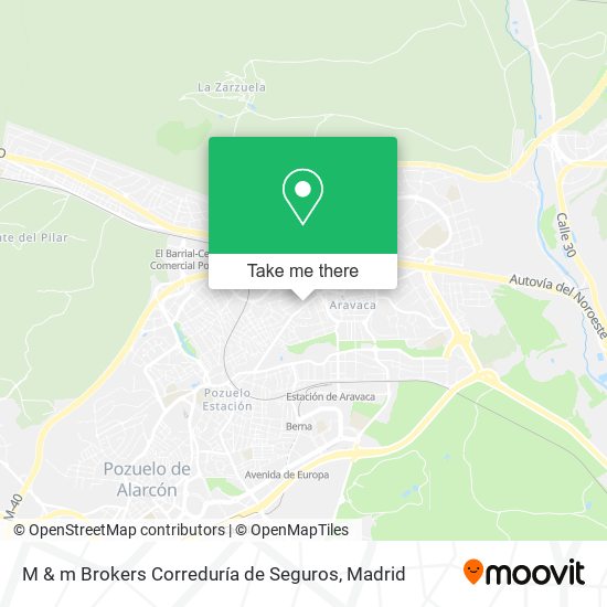 M & m Brokers Correduría de Seguros map