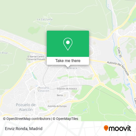 Enviz Ronda map