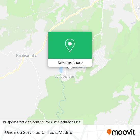 Union de Servicios Clinicos map