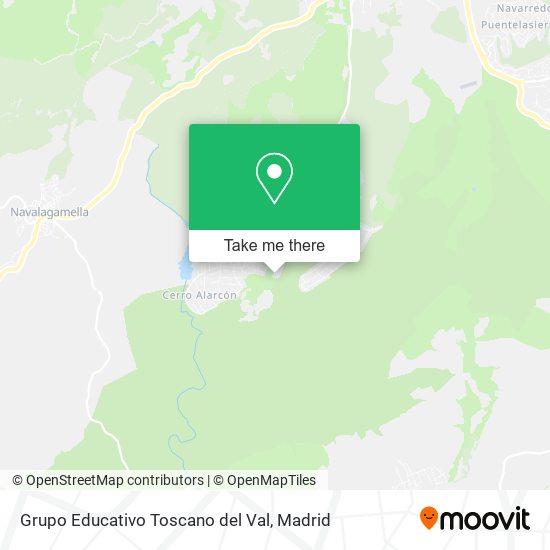 mapa Grupo Educativo Toscano del Val