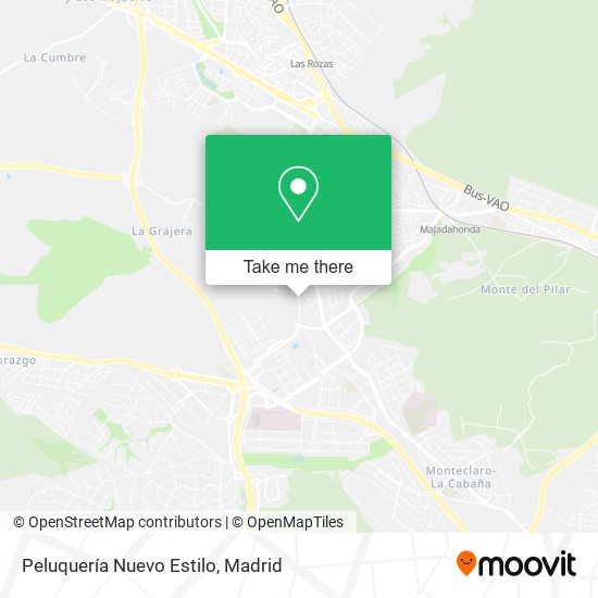 Peluquería Nuevo Estilo map