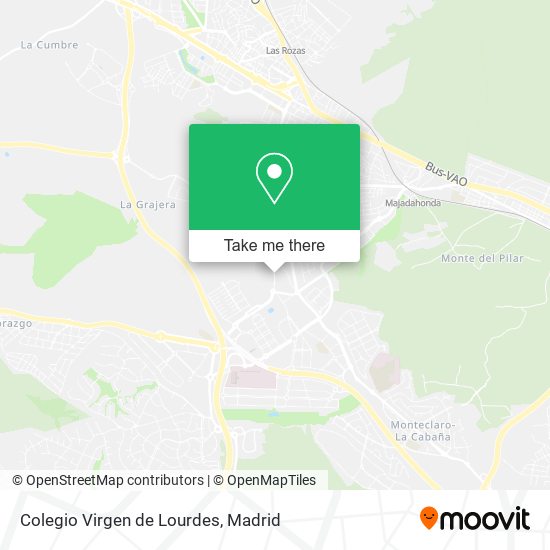 Colegio Virgen de Lourdes map