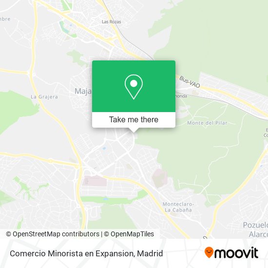 Comercio Minorista en Expansion map