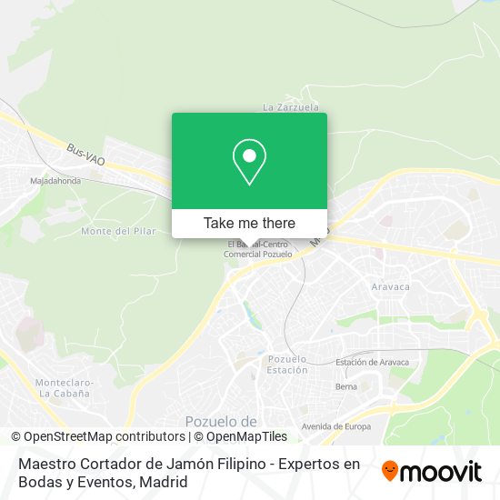 mapa Maestro Cortador de Jamón Filipino - Expertos en Bodas y Eventos