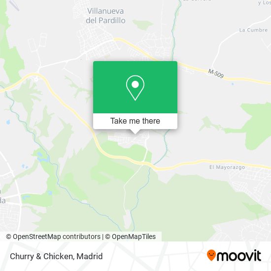 Churry & Chicken map