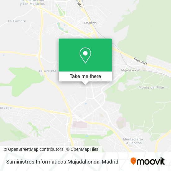 Suministros Informáticos Majadahonda map