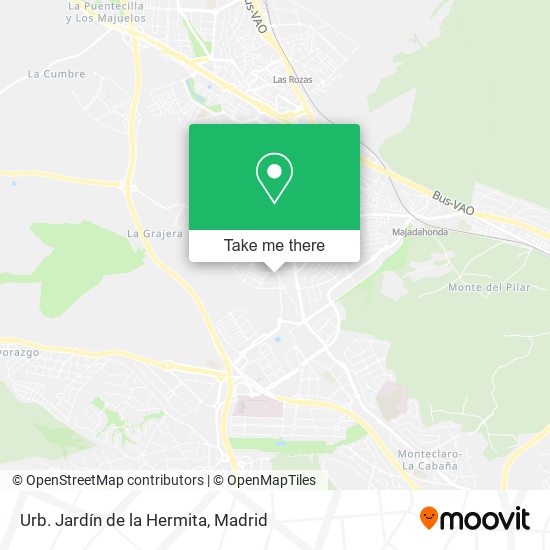 mapa Urb. Jardín de la Hermita