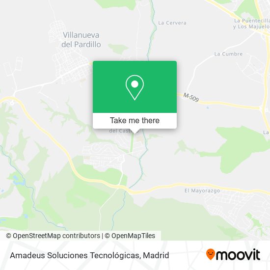 mapa Amadeus Soluciones Tecnológicas