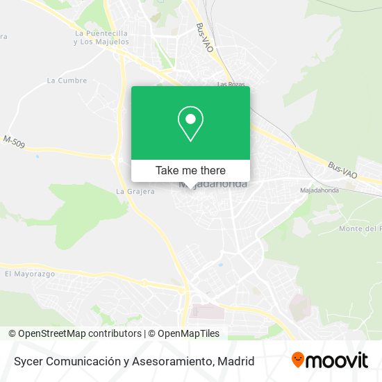 Sycer Comunicación y Asesoramiento map