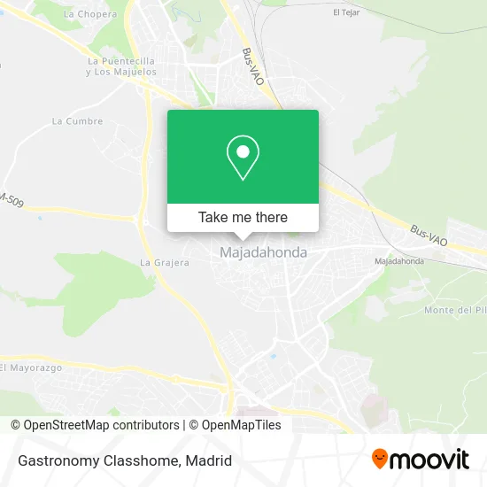 Gastronomy Classhome map