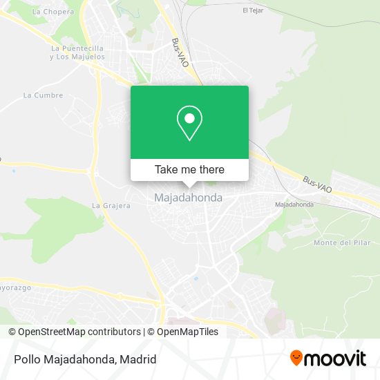 Pollo Majadahonda map