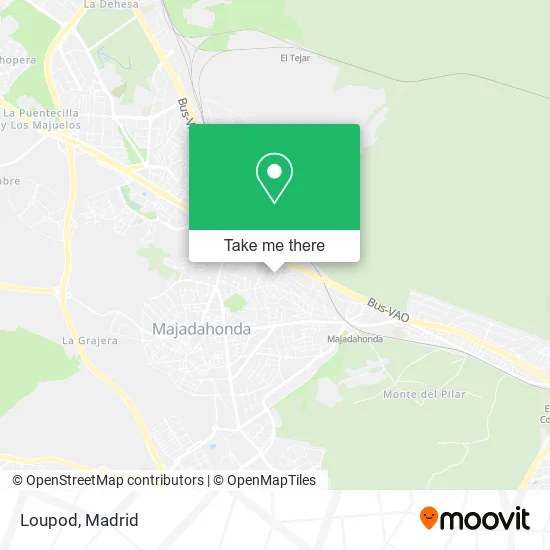 Loupod map
