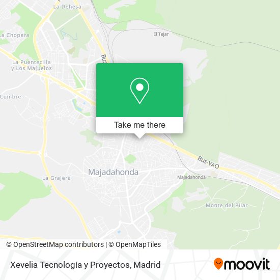 Xevelia Tecnología y Proyectos map