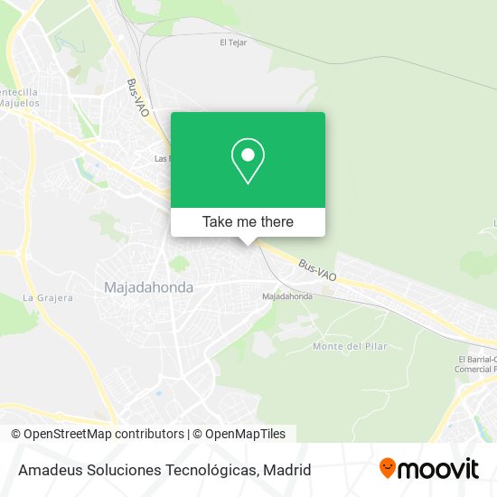 Amadeus Soluciones Tecnológicas map