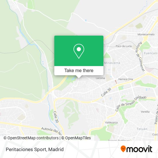 mapa Peritaciones Sport