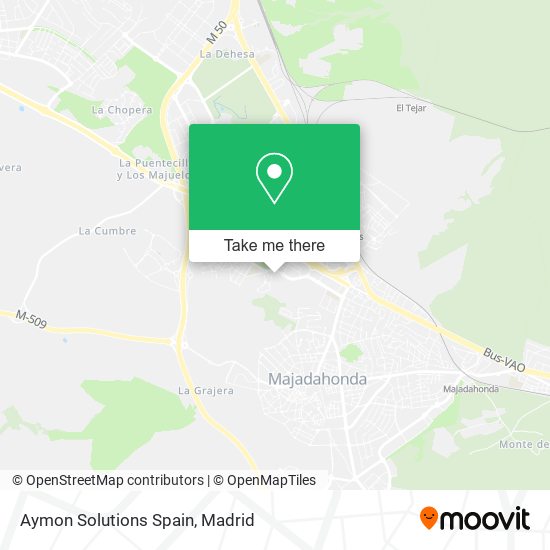 Aymon Solutions Spain map