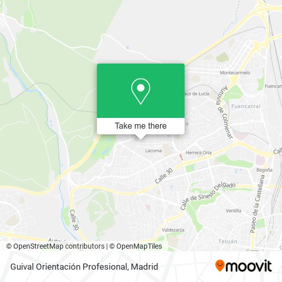 Guival Orientación Profesional map