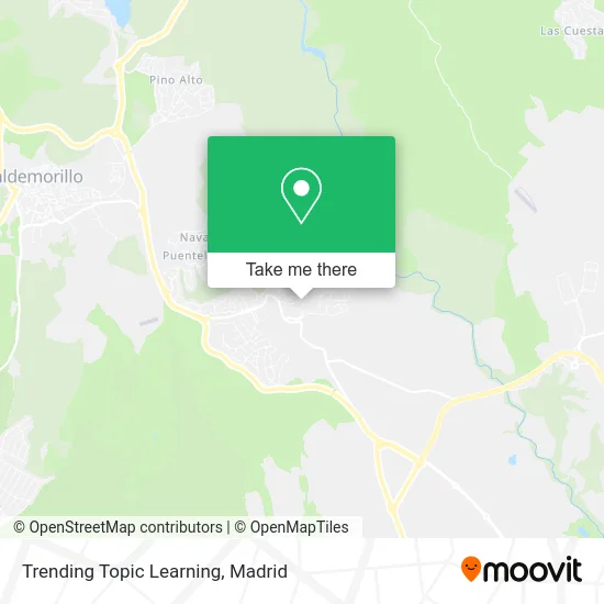 Trending Topic Learning map
