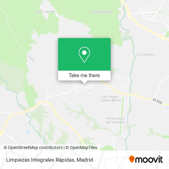 mapa Limpiezas Integrales Rápidas