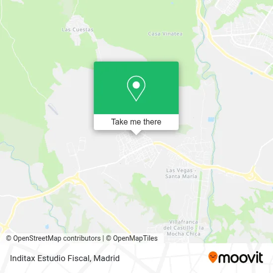 Inditax Estudio Fiscal map
