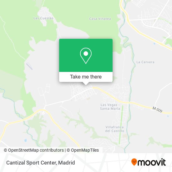 mapa Cantizal Sport Center