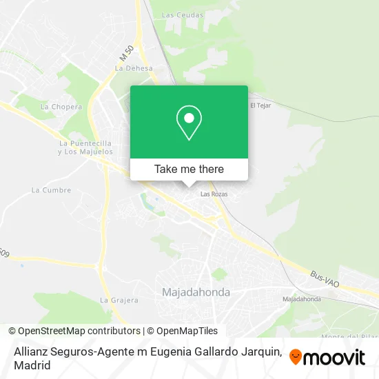 Allianz Seguros-Agente m Eugenia Gallardo Jarquin map