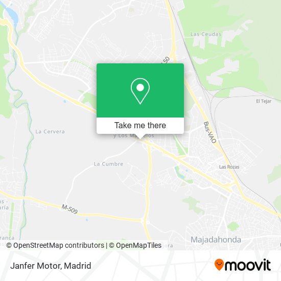 Janfer Motor map