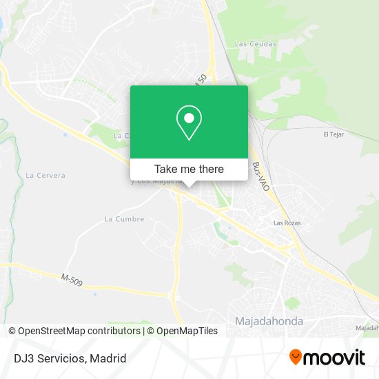 DJ3 Servicios map