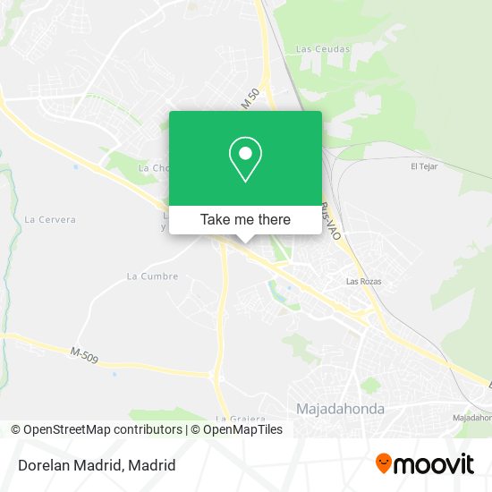 Dorelan Madrid map