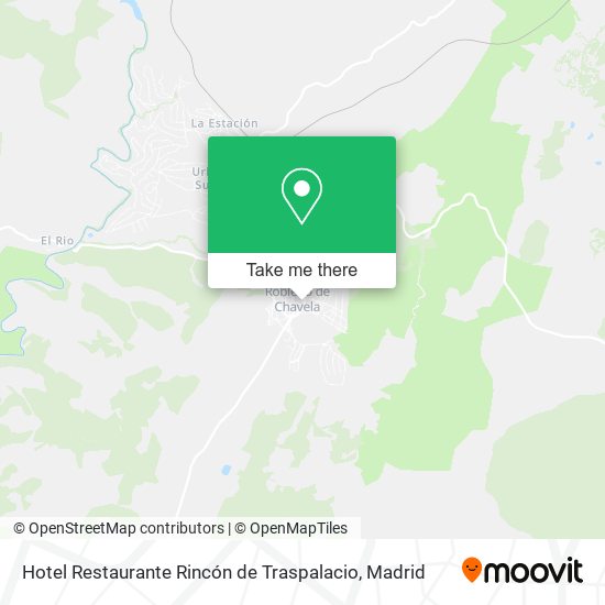 mapa Hotel Restaurante Rincón de Traspalacio