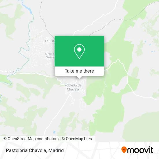 Pastelería Chavela map