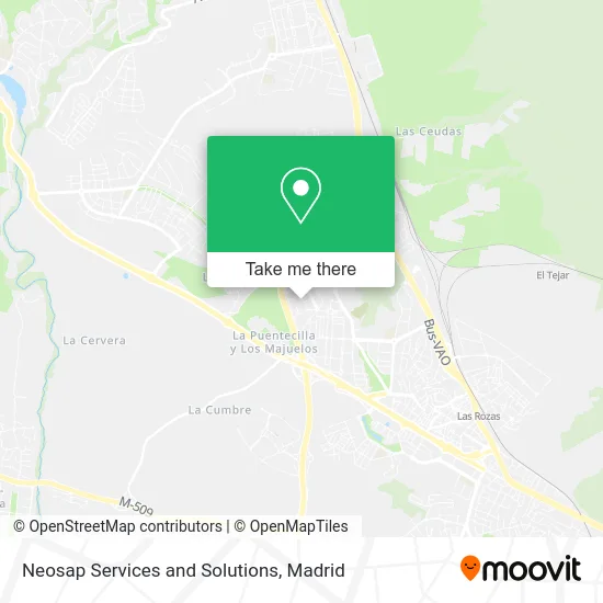 Neosap Services and Solutions map