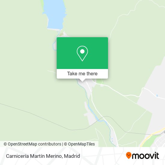 mapa Carnicería Martín Merino