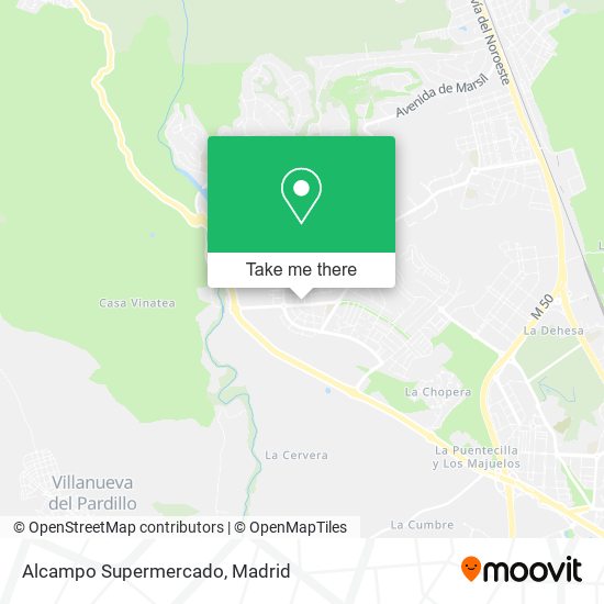 Alcampo Supermercado map