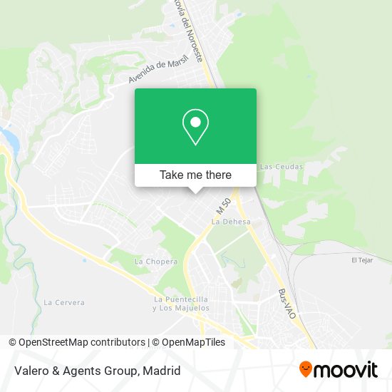 Valero & Agents Group map