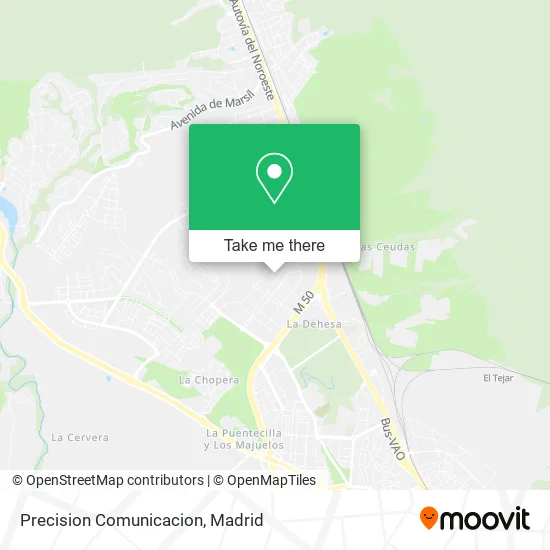 Precision Comunicacion map